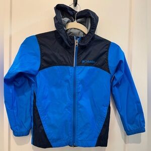 Boys Columbia Glennaker jacket windbreaker/ rain with no lining. Size XS 6-7